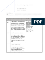 Lampiran 5 - Contoh Format Lembar Observasi Lingkungan Belajar Di Sekolah