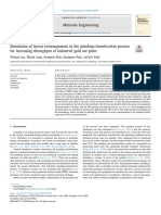 Simulation of Layout Rearrangement in The Grinding - Classification Process - For Increasing Throughput of Industrial Gold Ore Plant