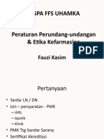 I B Regulasi, Pelaksanaan, Dan Pengawasan Standar Pelayanan Kefarmasian