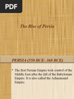 The Rise of Persia