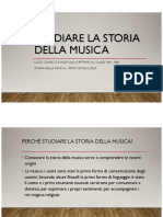 Perché Studiare La Storia Della Musica