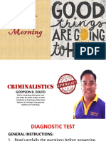 Criminalistics Final Coaching