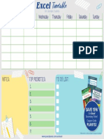 P5 Excel Secondary Timetable