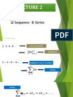 Lecture 2 - Series - Telescoping and Type of Series Stu