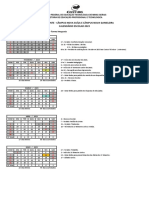 Calendário Escolar CEFET Nova Gameliera