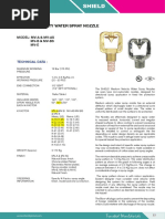 Medium Velocity Water Spray Nozzle