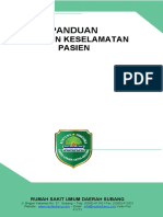 PANDUAN SASARAN KESELAMATAN PASIEN Revisi