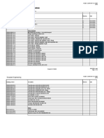 List of Drawings: Sicoplan Engineering