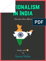 Nationalism in India Notes