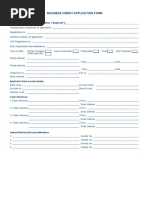 Business Credit Application 01