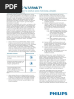 Uki Professional Indoor Luminaires Warranty Document February 2022