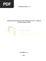 Manual de Orientações TCC