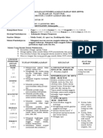 RPPH Tema Lingkunganku - Keluargaku Minggu Iv