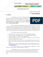 CIRCULAR PEDAGOGICA #08-22 Apoyo A Las Escuelas Sobre