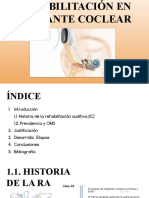 Rehabilitación en Implante Coclear