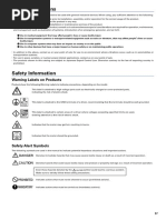 Stepping Systems SafetyPrecautions E