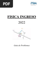 Guía de Problemas - Física Ingreso 2022