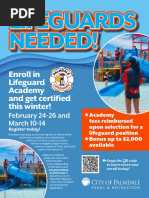 Lifeguard Academy Flyer March 23