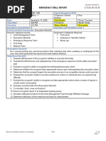 Earthquake and Medical Emergency Drill Report - Office 1 (December 14, 2022)