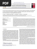 Biosensor Based On Horseradish Peroxidase Immobilized