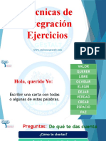 Técnicas de Integración Enfoque Gestalt Ejercicios