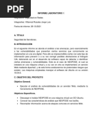 Análisis de Seguridad en Servidores WEB Mediante NEXPOSE