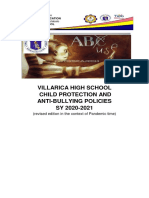 Child Protection and Anti Bullying Policies of Villarica High School