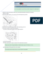 Compression Pressure Inspection: G 1.0 DOHC Engine Mechanical System General Information Repair Procedures