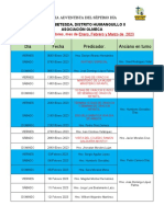 Rol de Predicadores Enero 2023