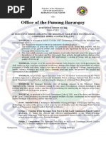 Executive Order No. 016 S. 2022 - CREATING THE BARANGAY TASK FORCE TO END LOCAL COMMUNIST ARMED CONFLICT (ELCAC)