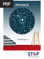 Worksheet 01 Phy (2021) STEP