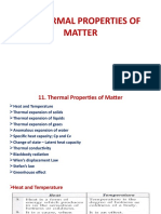 Thermal Properties of Matter CH11