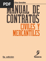 Manual de Contratos Civiles y Mercantiles 5a. Edición