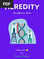 Heredity Notes by Gaurav Suthar