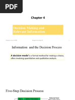 CHAPTER-4 Decision and Relevant Information