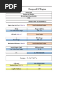 Design of IC Engine