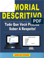 E-Book Memorial Descritivo - Tudo Que Você Precisa Saber A Respeito