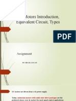 DC Motors Introduction, Equivalent Circuit, Types