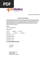 Reporte de Electrocardiograma