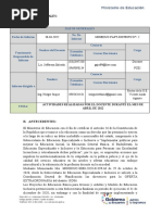 Informe Mensual Abril Jefferson Salcedo