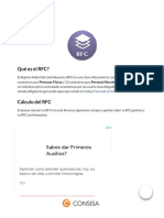 RFC - Cálculo en Linea Al Instante de Forma Sencilla y Sin Costo