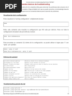 Comandos Básicos de Troubleshooting