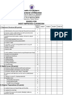 Search For Most Improved Classroom Assigned Area