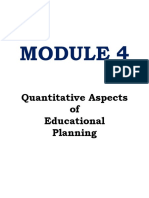 Basic Statistical Tools in Educational Planning