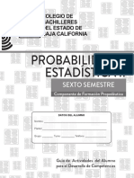 Probabilidad y Estadística Ii - 2020-1