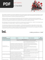 Integrated Management Systems Checklistza