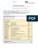 Course List MSC CybSec 2021