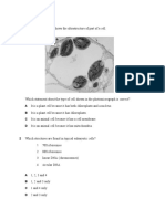 Past Questions Cells N Biomolecules A Level Biology