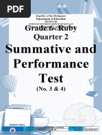 SUMMATIVE and PERFORMANCE TEST Q2 NO.34