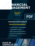 Group 7 Report - Financial Management